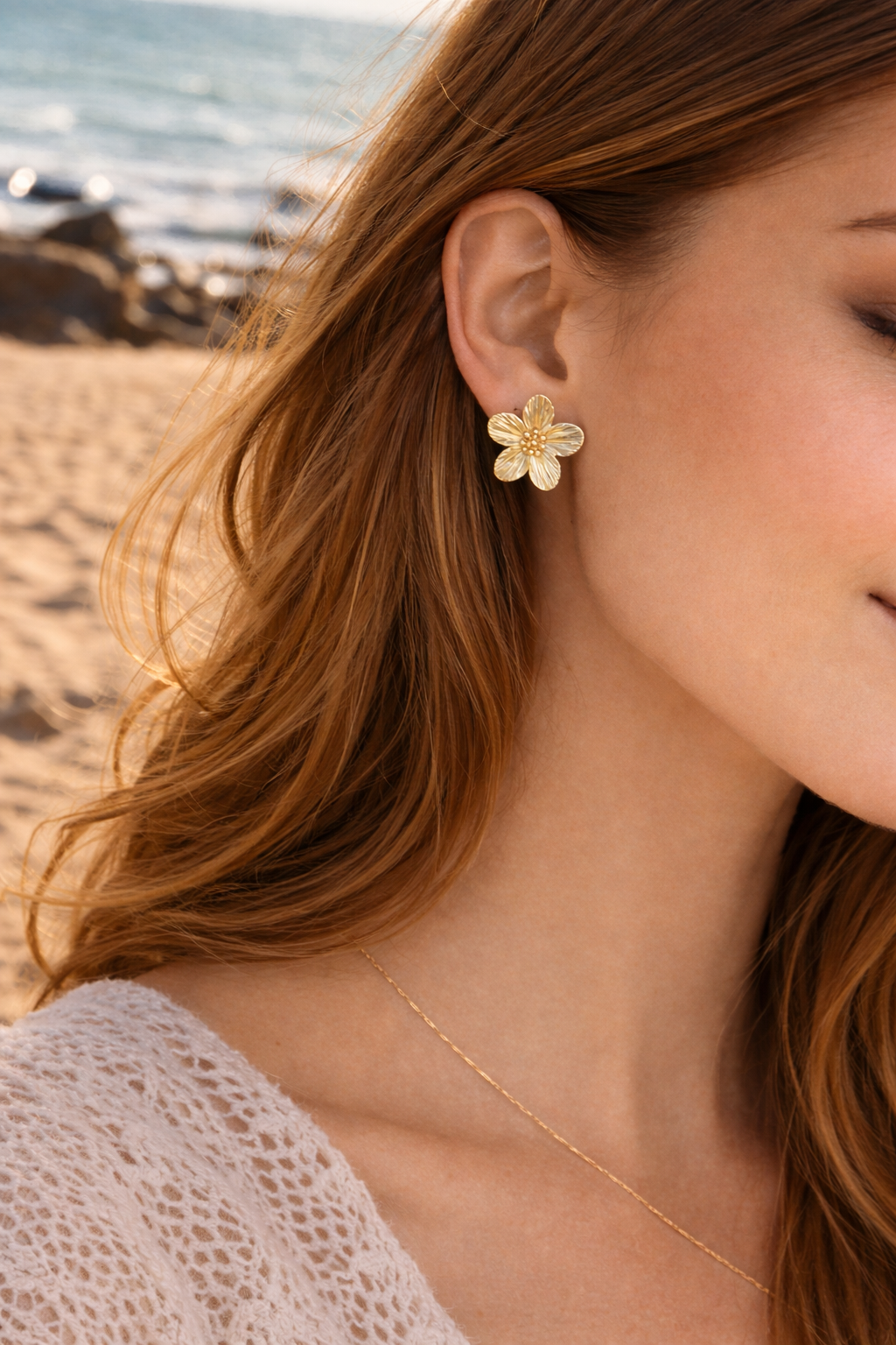 Golden Bloom Earrings
