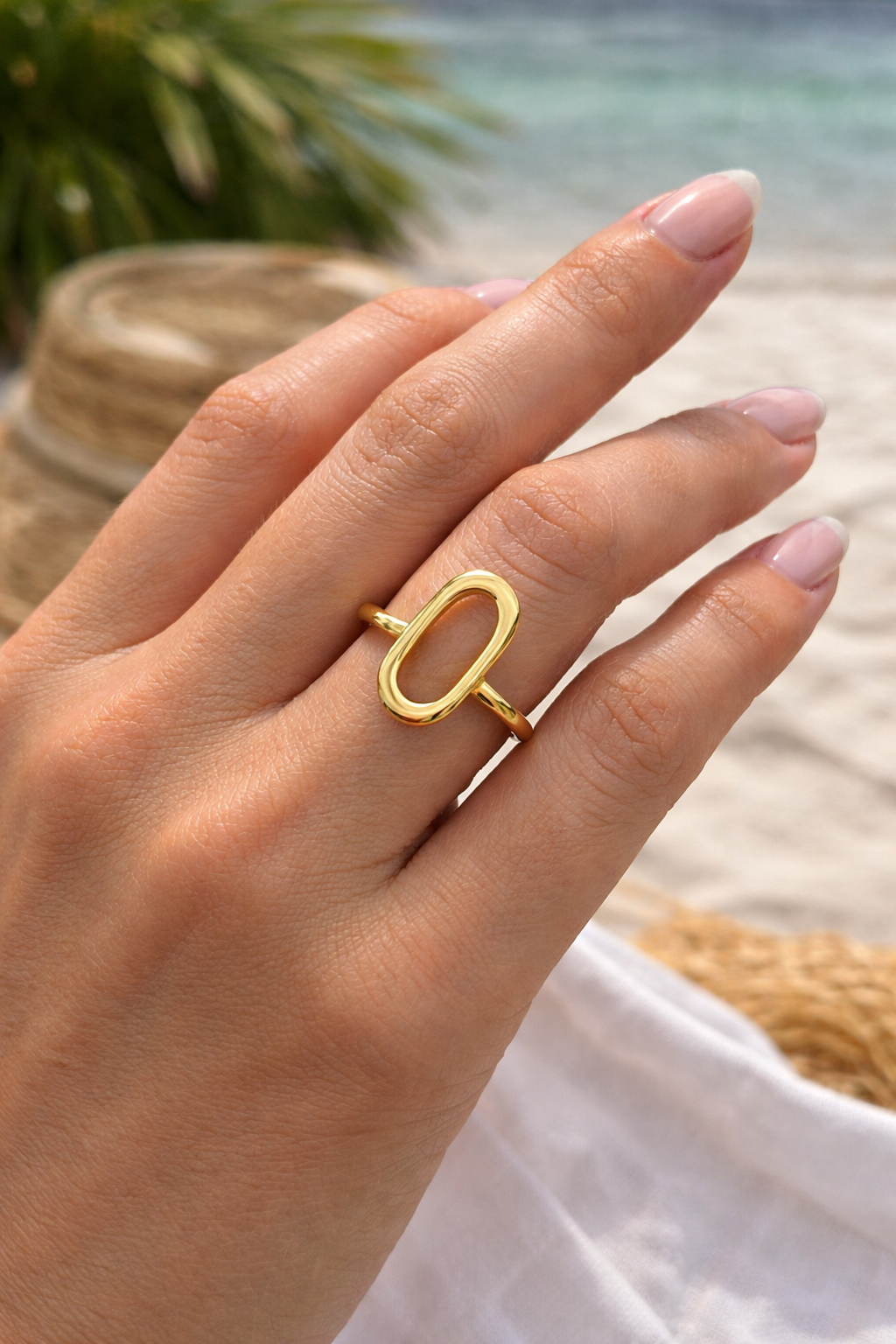 Golden Halo Ring