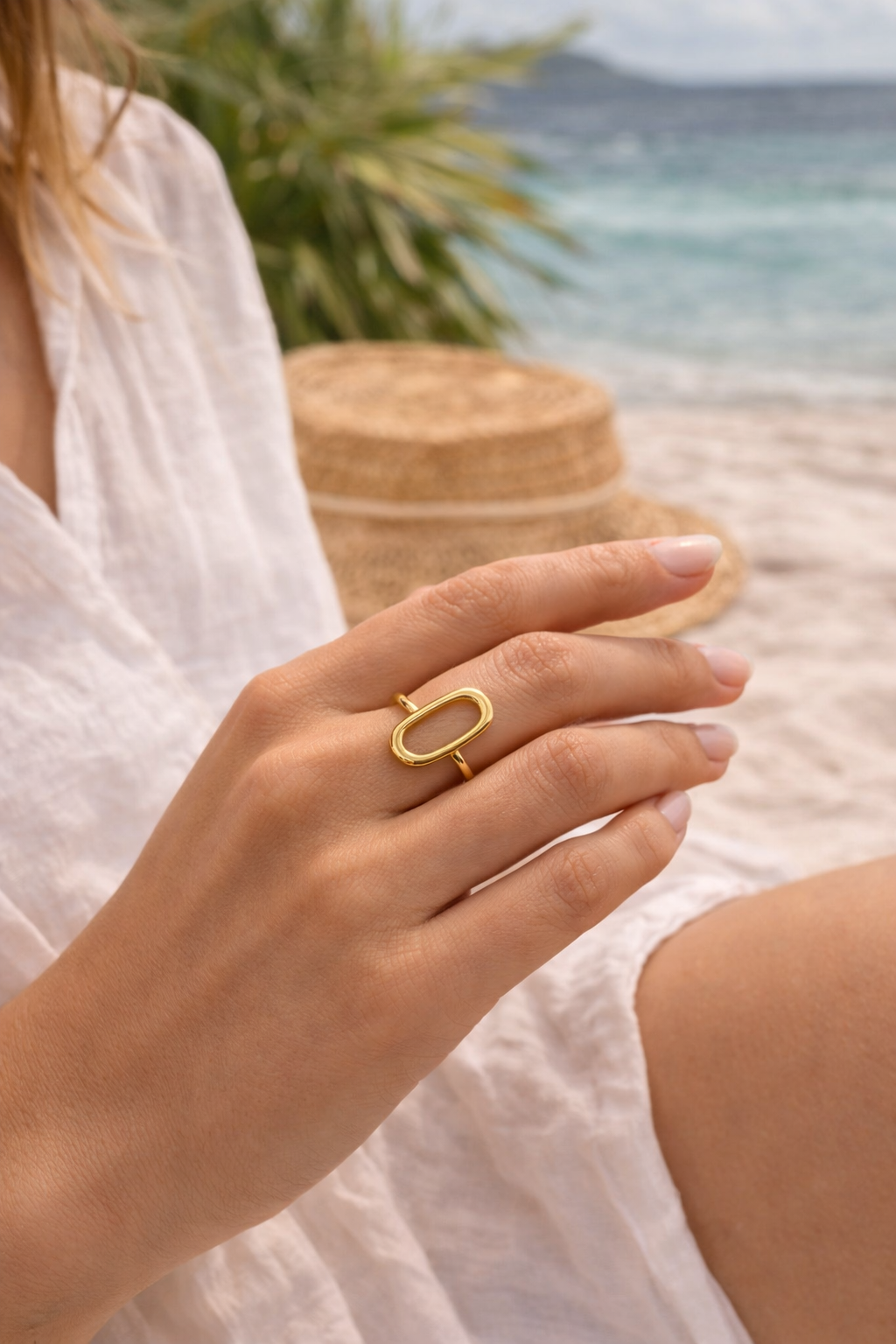 Golden Halo Ring