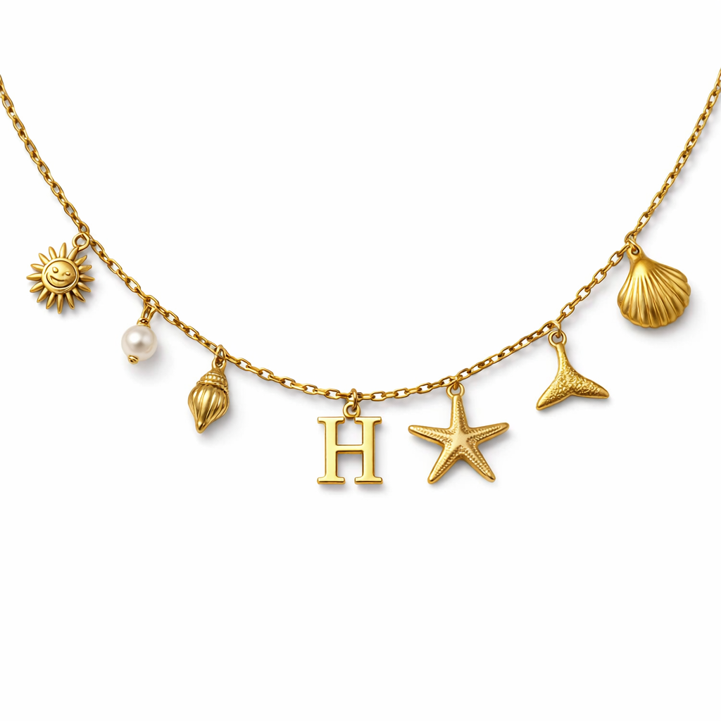 Golden Charm Necklace